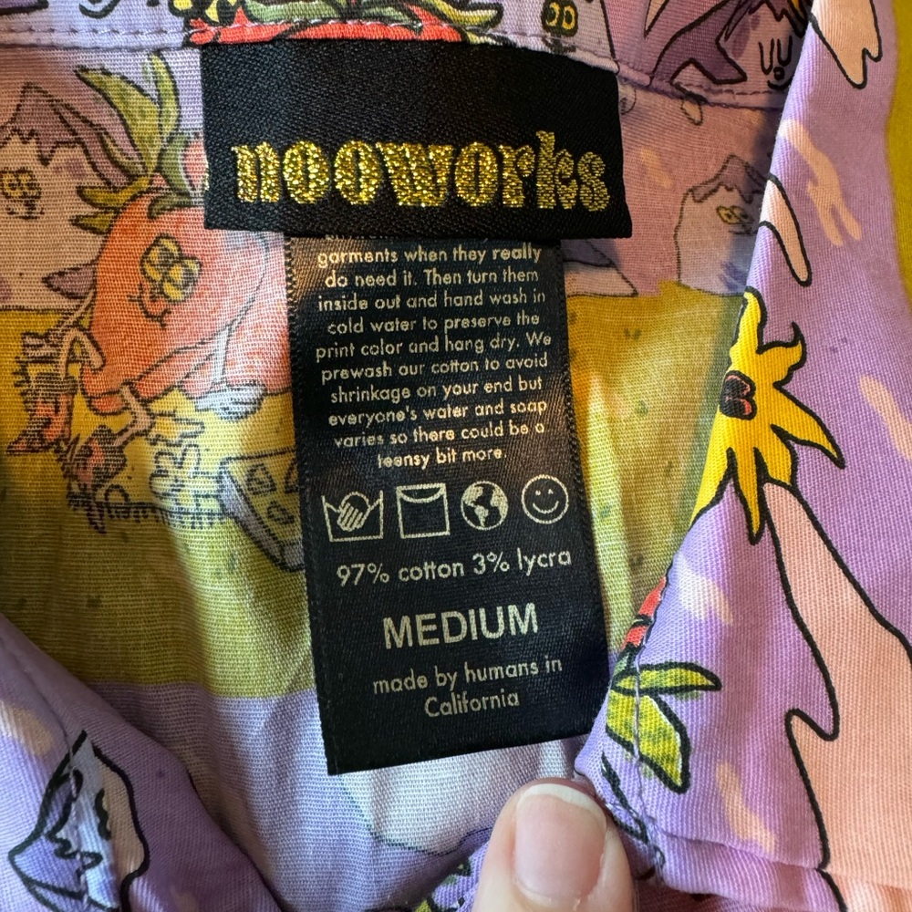 Nooworks Jammin’ Shortalls Size Medium - Picture 4 of 5